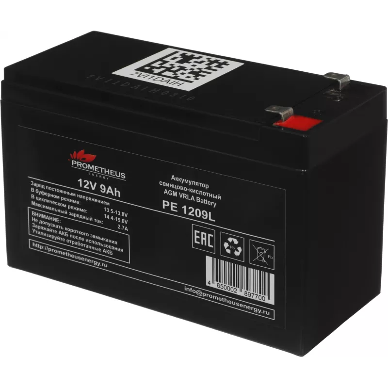 Батарея для ИБП Prometheus Energy PE 1209L 12В 9.2Ач