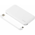 Мобильный аккумулятор Solove W7 10000mAh QC3.0 12W 3A USB-A/USB-C белый (W7 WHITE RUS)