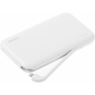Мобильный аккумулятор Solove W7 10000mAh QC3.0 12W 3A USB-A/USB-C белый (W7 WHITE RUS)