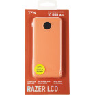 Мобильный аккумулятор TFN Razer LCD 10 10000mAh 2.1A оранжевый (TFN-PB-256-LO)