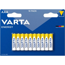 Батарея Varta Energy LR03 BL10 Alkaline AAA (10шт) блистер