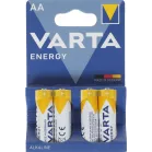 Батарея Varta Energy LR6 BL4 Alkaline AA (4шт) блистер