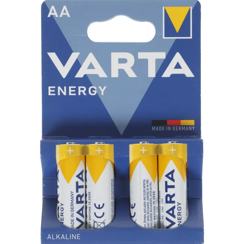 Батарея Varta Energy LR6 BL4 Alkaline AA (4шт) блистер