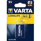 Батарея Varta Longlife 6LR61 9V (1шт) блистер
