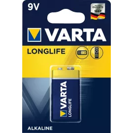 Батарея Varta Longlife 6LR61 9V (1шт) блистер