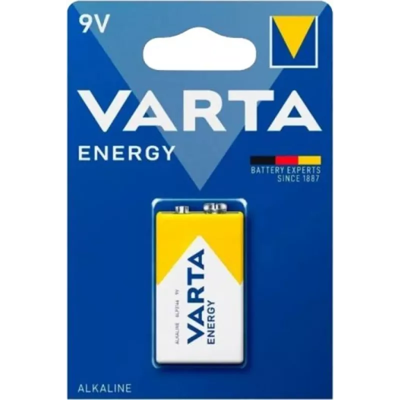 Батарея Varta Energy 6LR61 BL1 Alkaline 9V (1шт) блистер