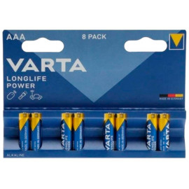 Батарея Varta Longlife power HIGH ENERGY Alkaline LR03 AAA (8шт) блистер
