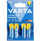 Батарея Varta Longlife power HIGH ENERGY LR6 BL4 Alkaline AA (4шт) блистер