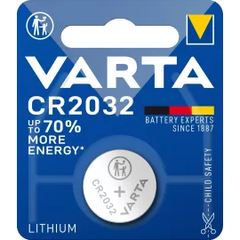Батарея Varta Electronics BL1 Lithium CR2032 (1шт) блистер