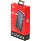 Мобильный аккумулятор Itel Star 200F 20000mAh QC3.0/PD3.0/PE2.0 22.5W 5A 2xUSB-A/USB-C черный