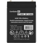 Батарея для ИБП Exegate EP234535 6В 4.5Ач