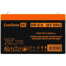 Батарея для ИБП Exegate EX282953 6В 9Ач