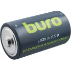 Батарея Buro Alkaline LR20 D 18000mAh (2шт) блистер