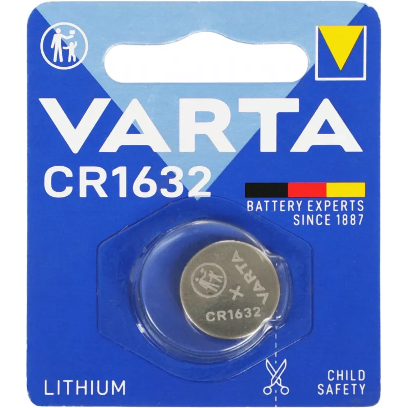 Батарея Varta Electronics Lithium CR1632 (1шт) блистер