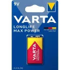 Батарея Varta LongLife Max Power 6LR61 (1шт) блистер