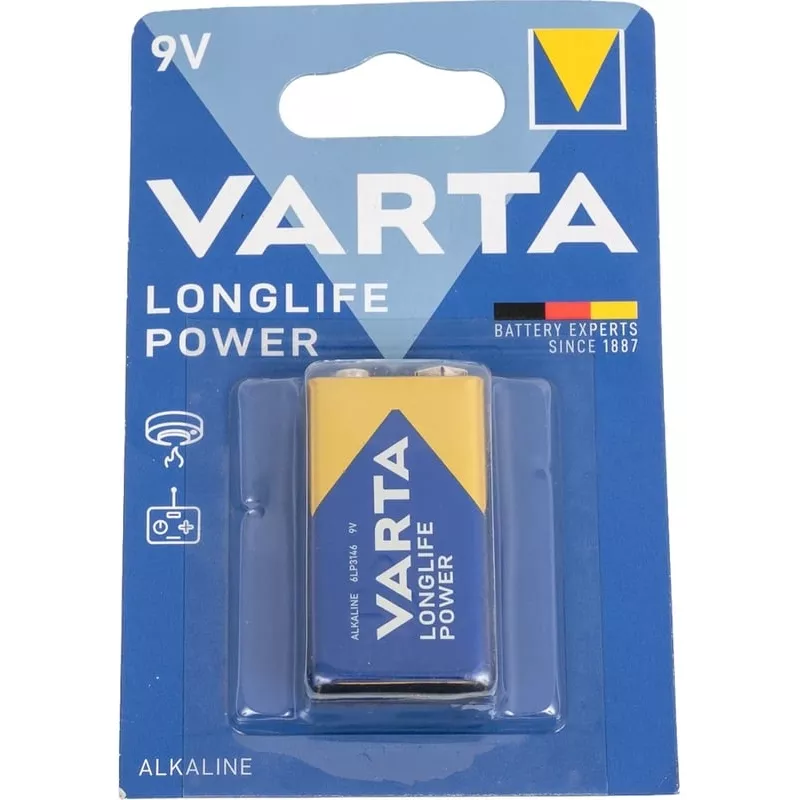 Батарея Varta Longlife power 6LR61 (1шт) блистер