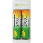 Зарядное устройство GP Rechargeable E211/270AAHCCS-2CR1 AA/AAA NiMH 2700mAh (2шт) блистер