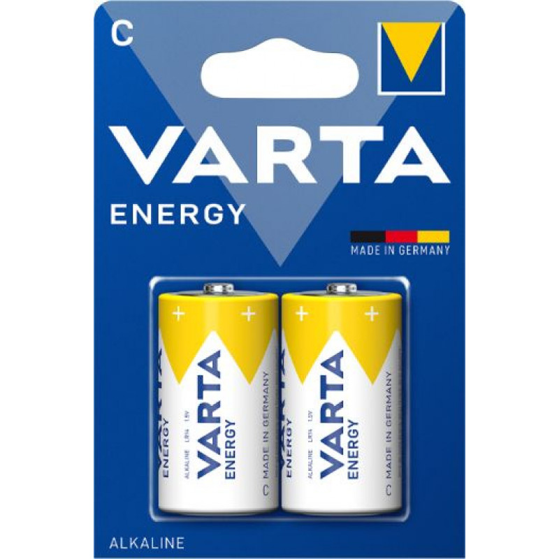Батарея Varta Energy BL2 Alkaline LR14C (2шт) блистер