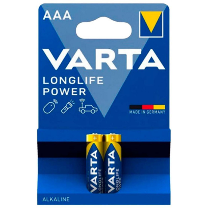 Батарея Varta Longlife power High Energy Alkaline LR03 AAA (2шт)