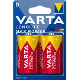 Батарея Varta LongLife Max Power Alkaline D LR20 (2шт) блистер