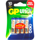 Батарея GP Ultra Plus Alkaline 15AUPNEW-2CR4 AA (4шт) блистер