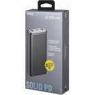 Мобильный аккумулятор TFN Solid PB-283 30000mAh QC/PD 20W 3A 3xUSB-A/USB-C черный (TFN-PB-283-BK)