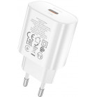 Сетевое зар./устр. Hoco N22 25W (PD+QC+AFC) USB Type-C универсальное белый
