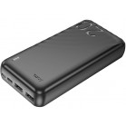 Мобильный аккумулятор Hoco J123A Element 20000mAh 2A 2xUSB-A черный