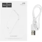 Мобильный аккумулятор Hoco J100 High-ranking 10000mAh 2.1A 2xUSB-A белый (J100 HIGH-RANKING WHITE)