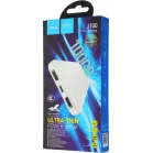Мобильный аккумулятор Hoco J100 High-ranking 10000mAh 2.1A 2xUSB-A белый (J100 HIGH-RANKING WHITE)