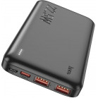 Мобильный аккумулятор Hoco J101 Astute 10000mAh QC3.0/PD3.0 22.5W 5A 2xUSB-A/USB-C черный
