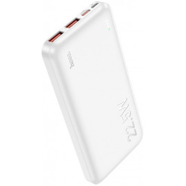 Мобильный аккумулятор Hoco J101 Astute 10000mAh QC3.0/PD3.0 22.5W 5A 2xUSB-A/USB-C белый (J101 ASTUTE WHITE)