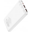 Мобильный аккумулятор Hoco J101 Astute 10000mAh QC3.0/PD3.0 22.5W 5A 2xUSB-A/USB-C белый (J101 ASTUTE WHITE)
