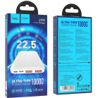 Мобильный аккумулятор Hoco J101 Astute 10000mAh QC3.0/PD3.0 22.5W 5A 2xUSB-A/USB-C белый (J101 ASTUTE WHITE)