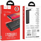 Мобильный аккумулятор Hoco J50 Surf 10000mAh 5W 2A USB-A беспров.зар. черный