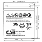 Батарея для ИБП CSB GP1245 (12V16W) 12В 4.5Ач