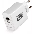 Сетевое зар./устр. Digma Pro DPW4A 45W 3A (PD+QC) USB-C/USB-A универсальное белый (DPW4A5GX11WH)