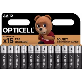 Батарея Opticell Basic LR6 AA (4шт) блистер