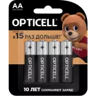 Батарея Opticell Basic LR6 AA (4шт) блистер