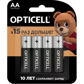Батарея Opticell Basic LR6 AA (4шт) блистер