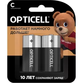 Батарея Opticell Basic LR14 C (2шт) блистер