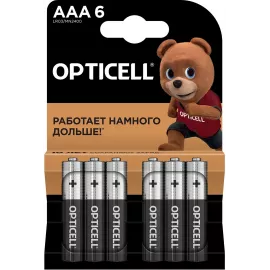 Батарея Opticell Basic LR03 AAA (6шт) блистер
