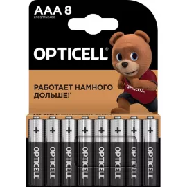 Батарея Opticell Basic LR03 AAA (8шт) блистер