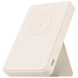 Мобильный аккумулятор Xiaomi BHR9074GL 6000mAh Qi 15W 2.4A USB-C беспров.зар. бежевый