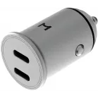 Автомобильное зар./устр. Magssory cch002 45W 3A+2.25A (PD+QC+AFC) USB Type-C универсальное темно-серый