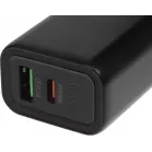 Сетевое зар./устр. Hoco Gentle PD30W+QC3.0 30W 3A (PD+QC) USB/USB Type-C универсальное черный (44358)
