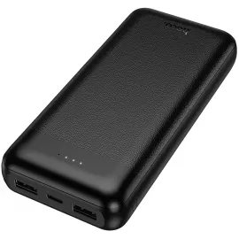 Мобильный аккумулятор Hoco J153A Stability 20000mAh QC3.0/PD 2A 2xUSB-A/USB-C черный (56085)