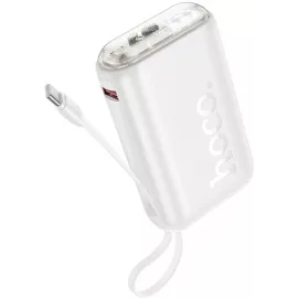 Мобильный аккумулятор Hoco J157 10000mAh QC3.0/PD 22.5W 2A USB-A/2xUSB-C белый (62062)