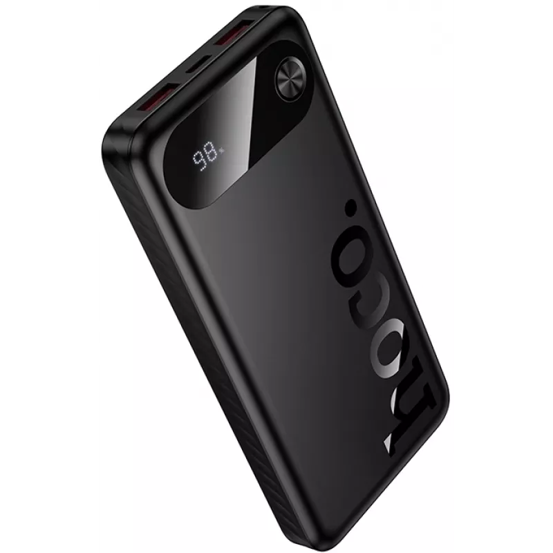 Мобильный аккумулятор Hoco J154 10000mAh QC3.0/PD3.0 22.5W 3A 2xUSB-A/USB-C черный (60747)