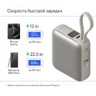 Мобильный аккумулятор Magssory PBN005 10000mAh 22.5W 3A USB-C титановый